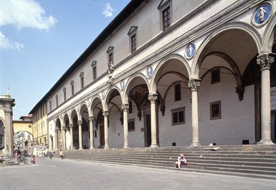Loggia of the Ospedale degli Innocenti, Built c.1420 by Filippo Brunelleschi